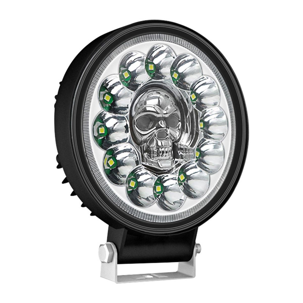 Waterproof Headlight Skull Circle Led Headlight High-performance Car