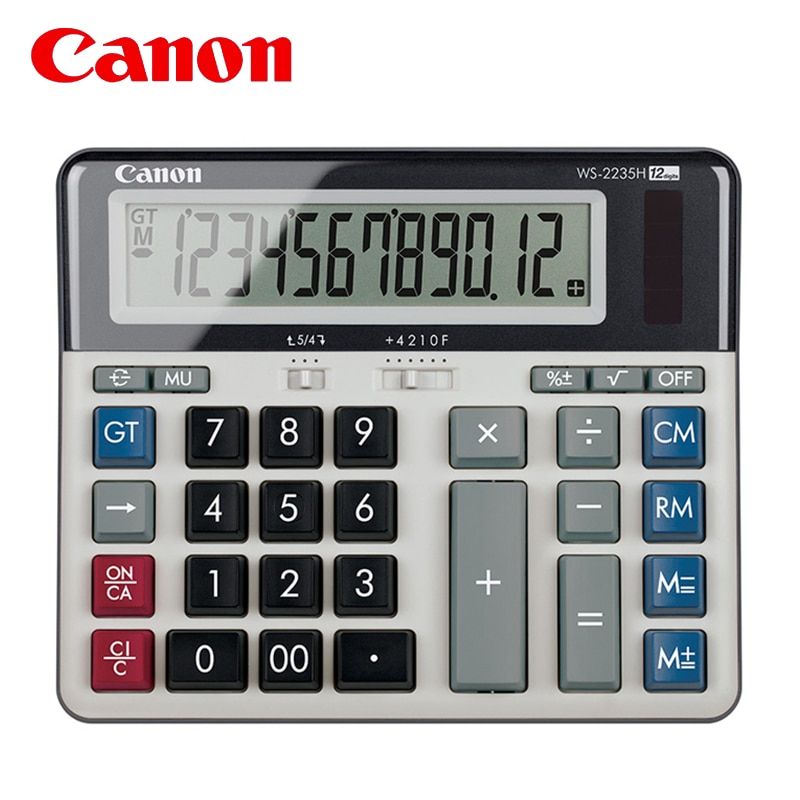 Canon WS-2235H Computer Keyboard Calculator Bank Financial Meeting Office Test Computer Calculadoras