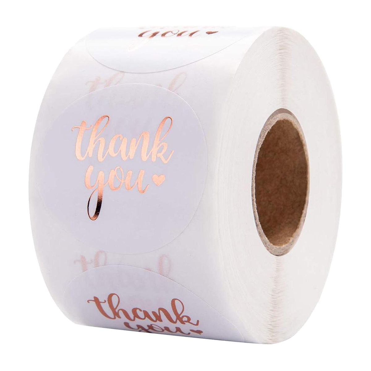 1.5 Inch Round Thank You Stickers 500 Adhesive Seal Labels