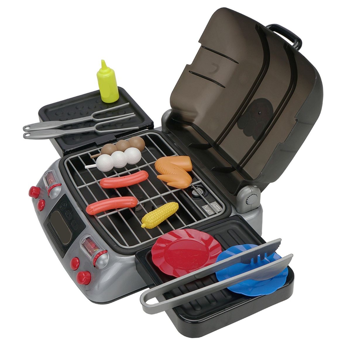 Kids Play Food Grill With Pretend Sizzling Sounds Smoke And