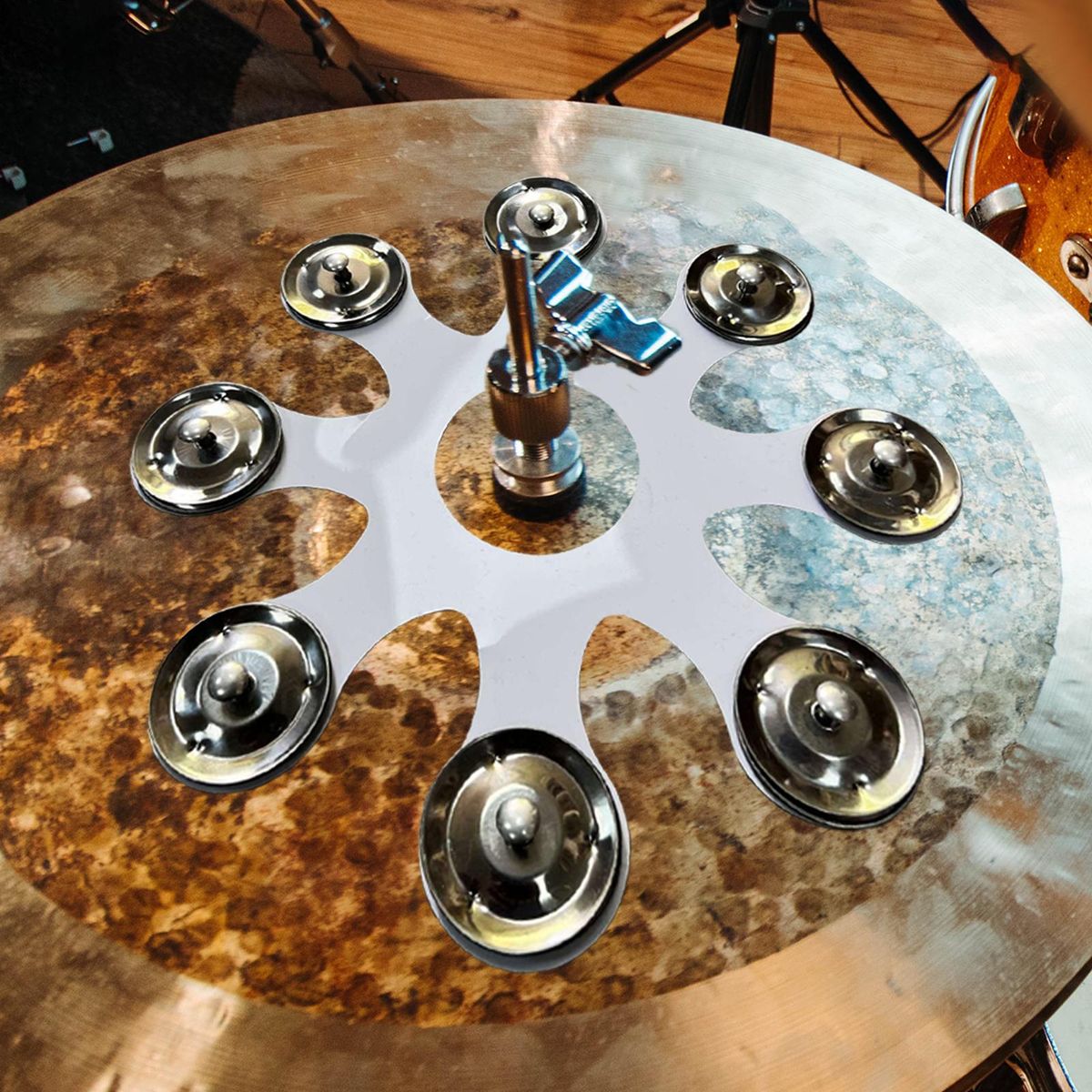 Hi Hat Tambourine High Performance Drum Hi Hat Bells For