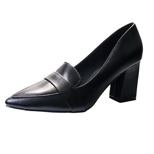 Women Shoes High Heel Women Pumps-Black