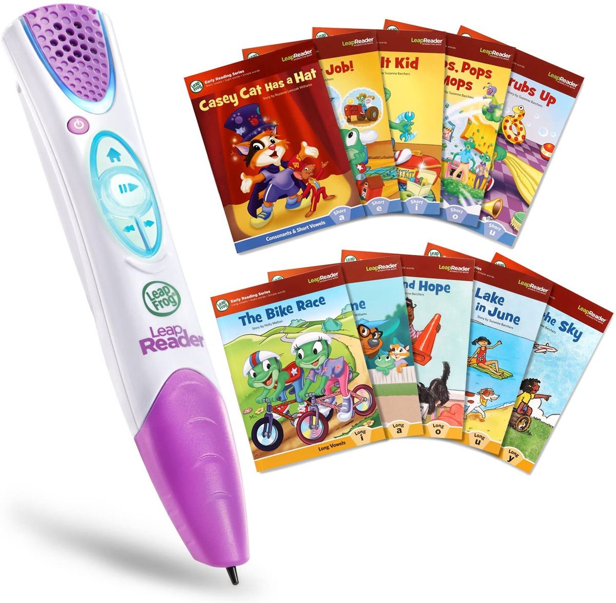 LeapReader System Learn-to-Read 10 Book Mega Pack - Pink