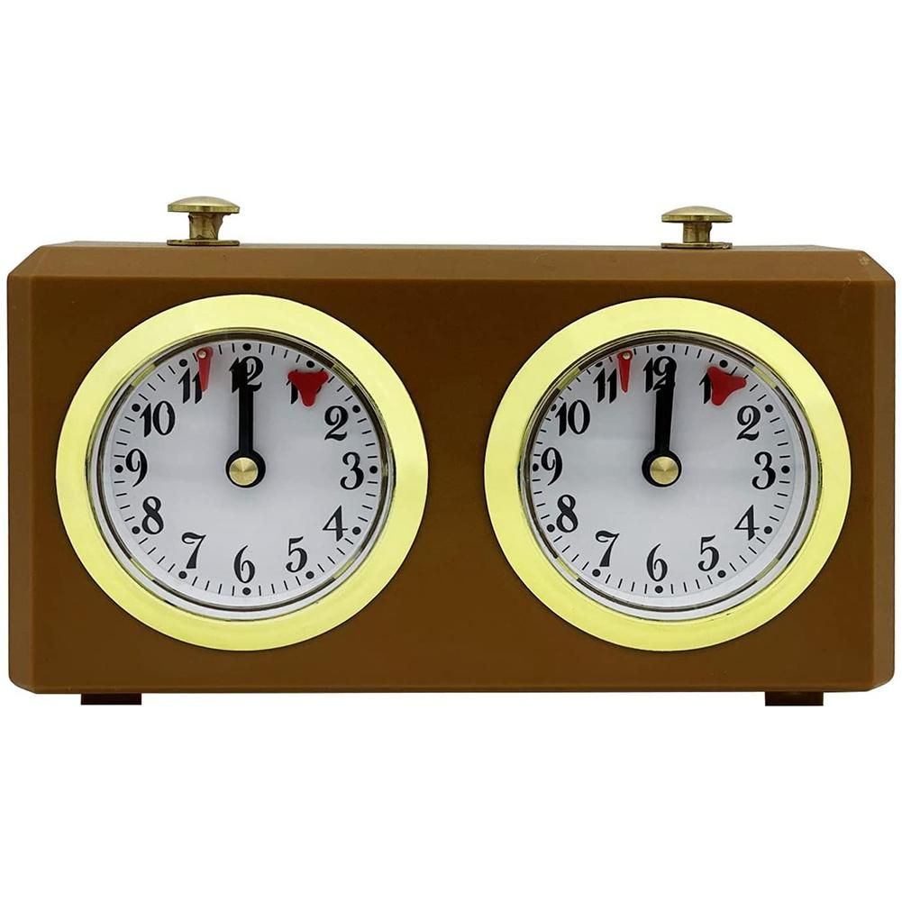 Mechanical Chess Clock Analog for Chess Game Timer Clock Official Clocks Timers No Battery Needed