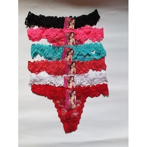 Lace G-string  6 Pieces