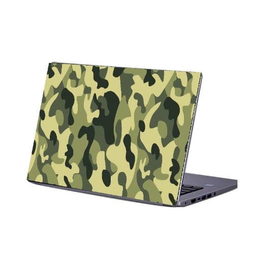 Laptop Decal Vinyl Sticker - Army Camo Design - 38x26cm