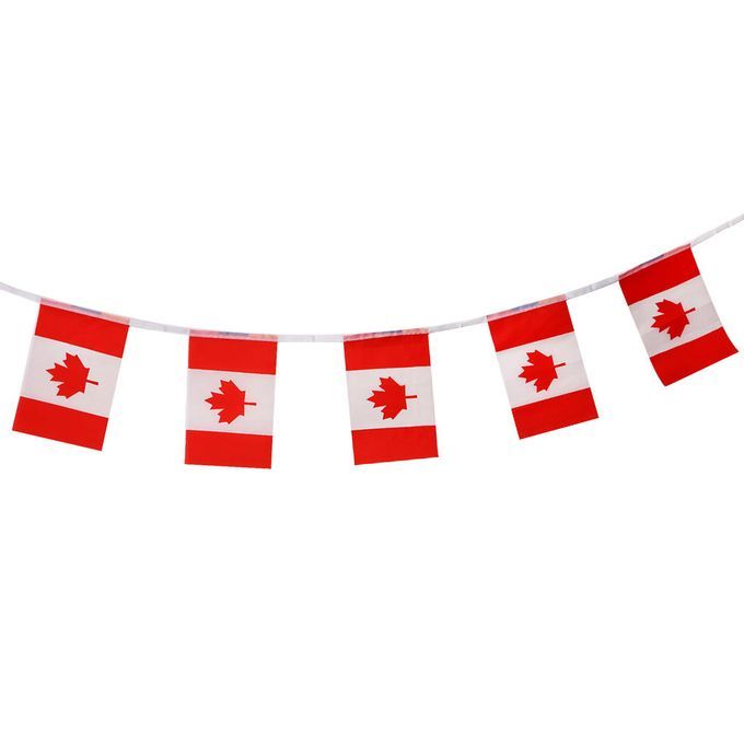 Canada Nation Flag Bnners String Flags For Sport Bars Party Decoration