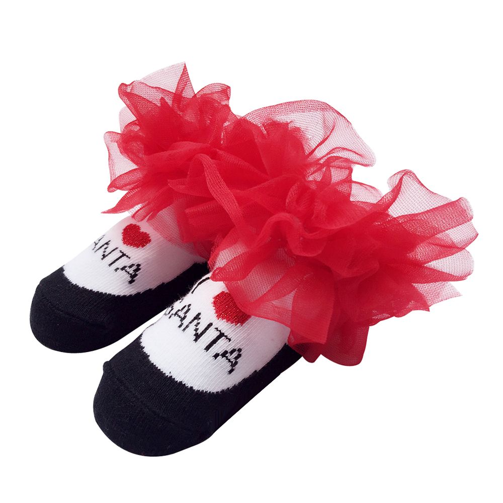 Cute Newborn Baby Girls Socks Christmas Infant Cotton Socks