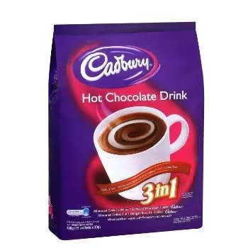 Cadbury Hot Chocolate 3 In 1 Drink - 30g X 10