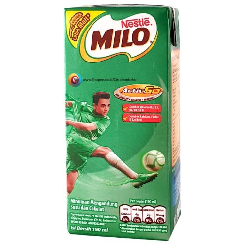 Nestle Milo Active Go - 180ml - 12 Pieces
