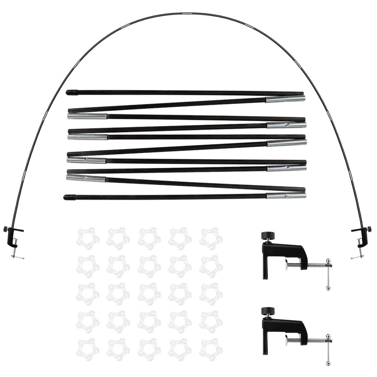 Stable Balloon Frame Party Perfection Balloon Arch Kit for Birthdays Black
