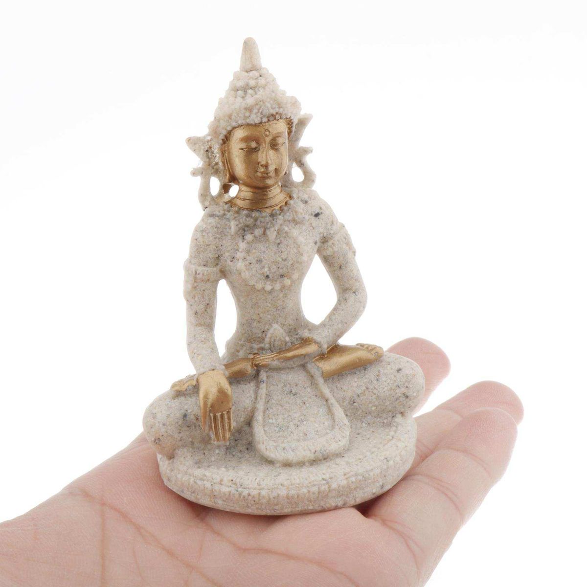 Meditating Buddha Sitting Statue Peace Tranquility