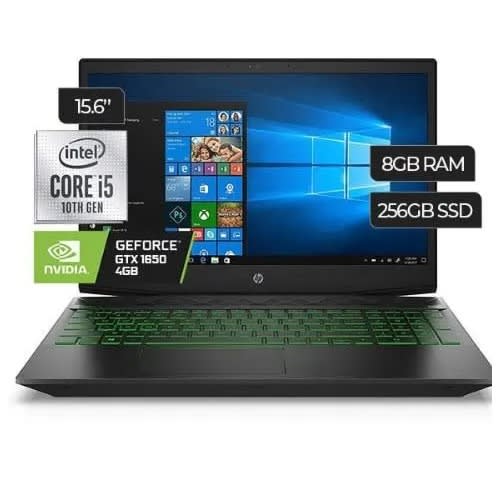 Pavilion Gaming 15-dk1056wm 10th Gen - 256GB SSD - 8GB RAM - 4GB Nvidia