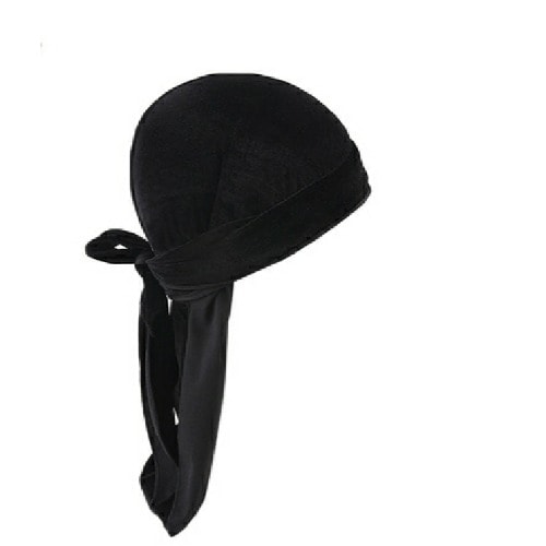 Premium Black Velvet Velvet Durag