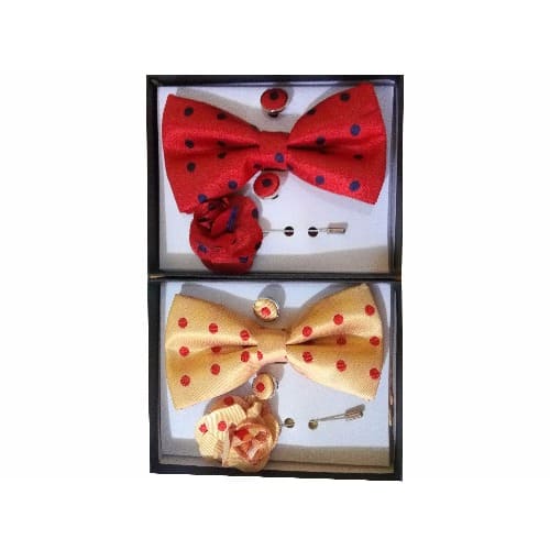 2-In-1 Dotted Bow Tie
