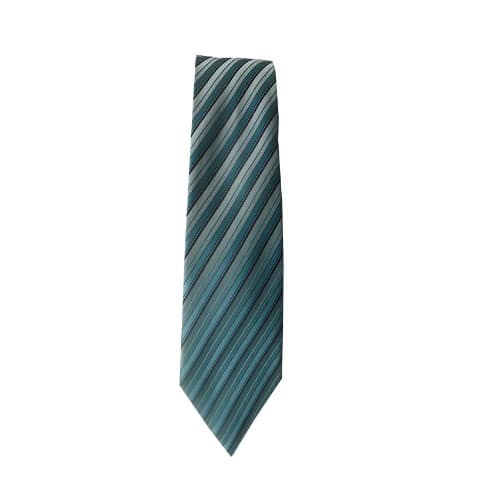Distinct Men's Striped Tie - Light Blue - MT-3972