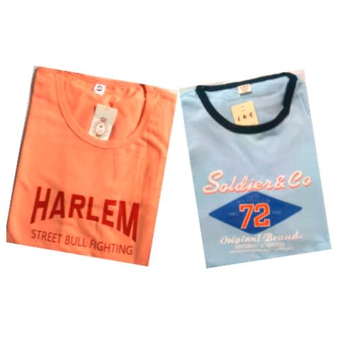 Casual Men's Round Neck T-shirt - 2-in-1
