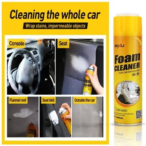 Multifunctional Axyu Foam Cleaner Spray - Lemon Scent - 650ml