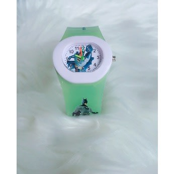 Batman 3D Boy's Analog Watch-Lemon Green