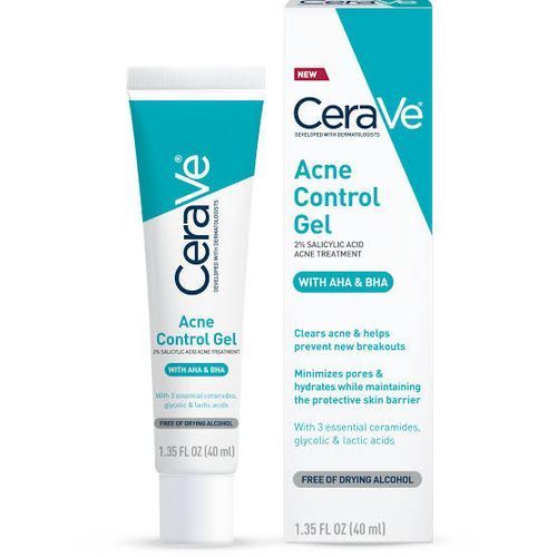 Salicylic Acid Acne Control Gel Treatment With, AHA/BHA Acne Treatment For Face,
