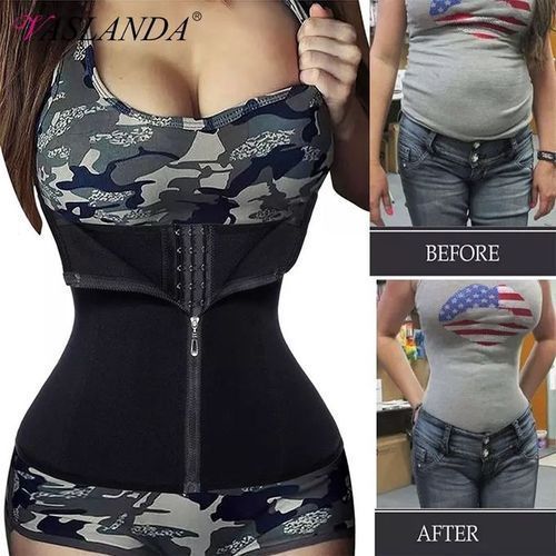 Zipper  Waist And Tummy Trimmer Belt