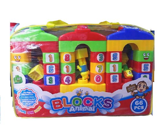 Building Blocks For Kids - 66 Pcs