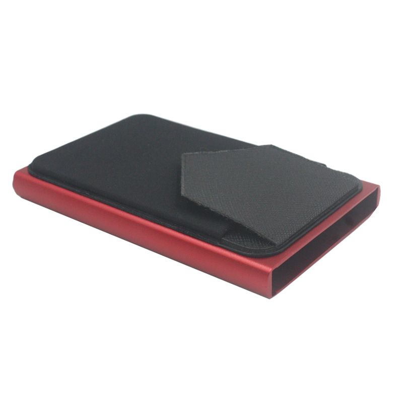 Pop Up Id  Card Male Wallet Mini Package Aluminum Metal Organizer Gear Storage Bag Smart Stationery Women Wallet