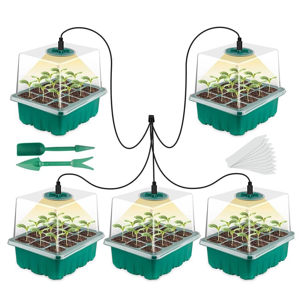 Seed Tray Kit, Plant Germination Starter Kit for Greenhouse