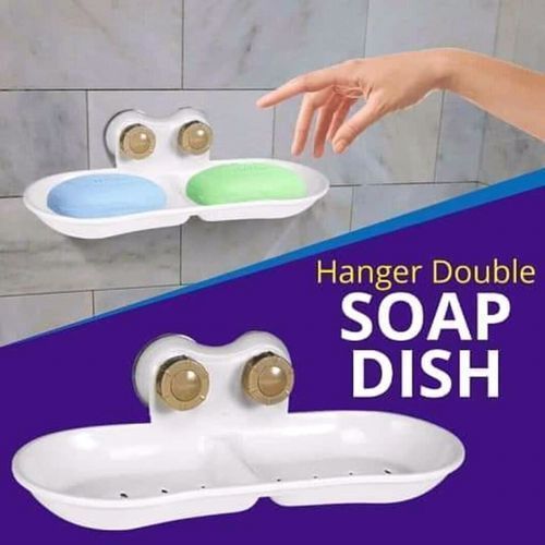 Wall Attachable Hanger For Soap - Double Box