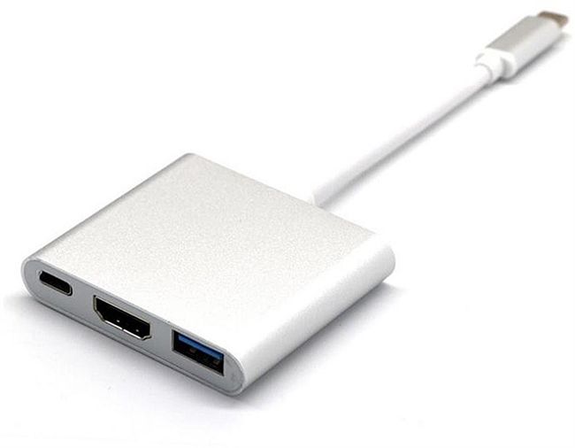 Type C USB 3.1 Male To HDMI USB 3.0 Type C Charger Adapter Female Support 4K For Macbook 12 Inch Google Chromebook