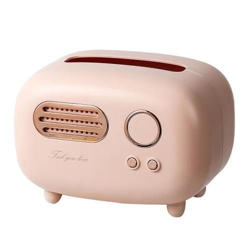 Fun Retro Redio Tissue Boxes For Home Deacor Napkin Holder Kitchen Tissue Box Storage Organiser Boxbox Table Toilet Paper Holder
