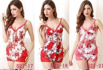 Ladies Sexy And Beautiful Nightwear Top And Short 1pcs