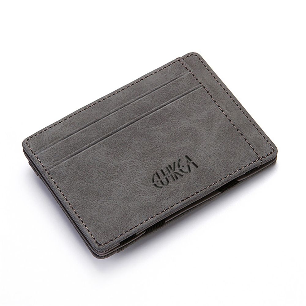 Ultra Thin 2020 New Men Male PU Leather Mini Small Magic