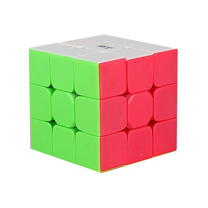 Puzzle Chubik 3 X 3 Cube Official Solution - Multicolour