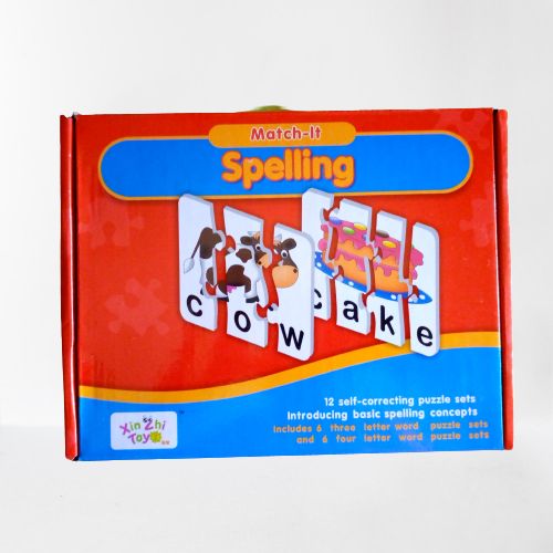 Spelling Puzzles For Kids Learning Card Games