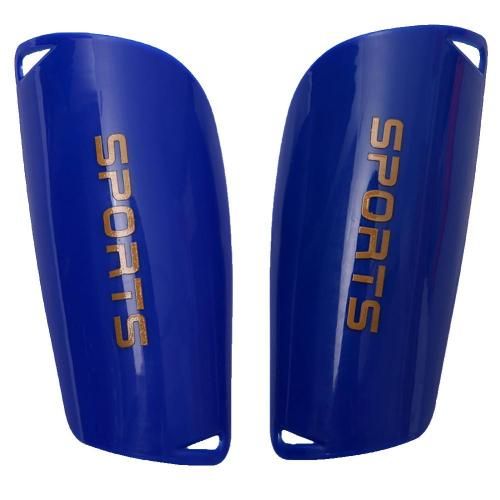 1 Pair Soccer Football Training Shin Guard Pad Leg Protector  Support Plate-Blue