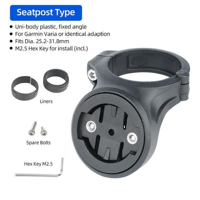 For Garmin Varia Radar Rearview Tail Light Holder MTB Road Bike Sport Cycling Radar Rearview RTL510 515 500 LED Bracket Holder