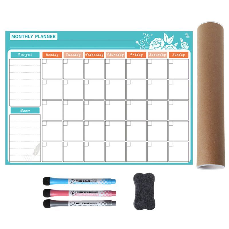 A3 Monthly Planner Magnetic Whiteboard Fridge Magn