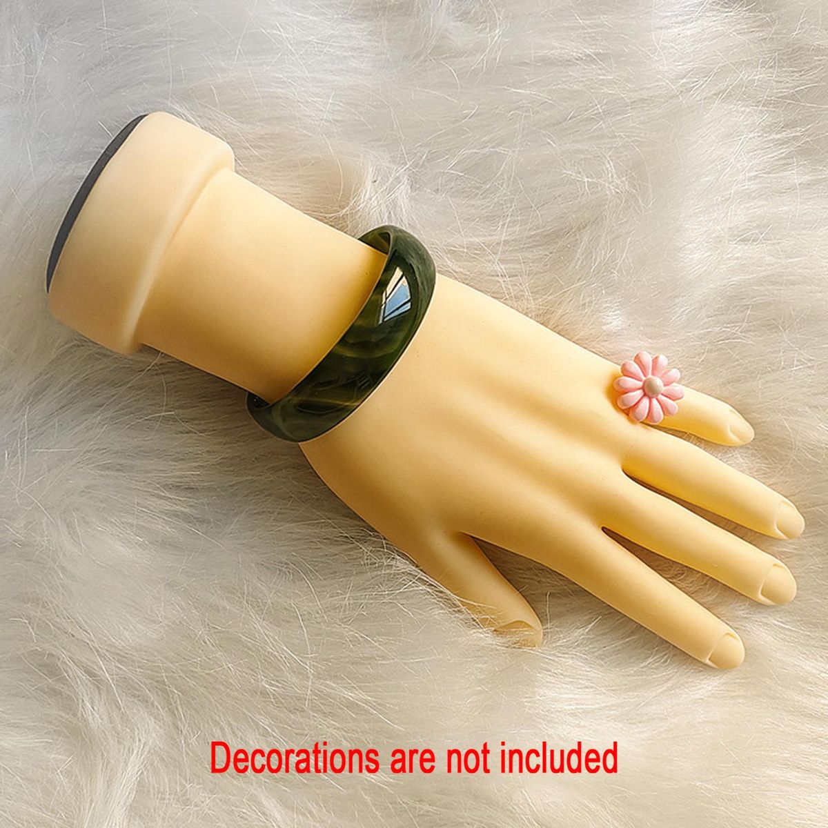 Nail Practice Hand Bendable Silicone Stand For Technician Left