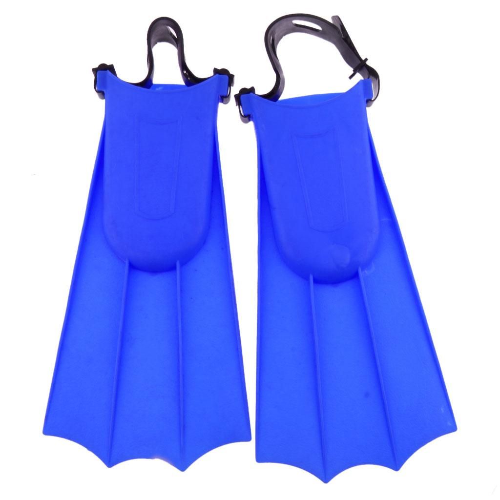 1 Pair Rubber Swimming Snorkeling Training Short Swim L