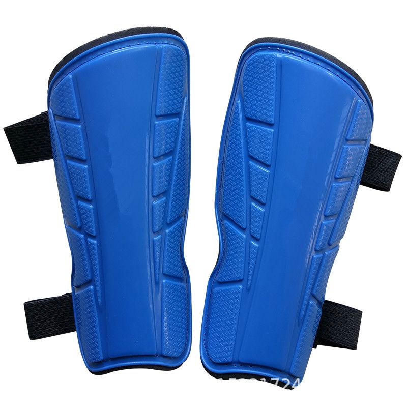 1 Pair Adults Football Flexible Shin Guards Mini Kids Toddler Custom With Socks For Men Leg-Blue