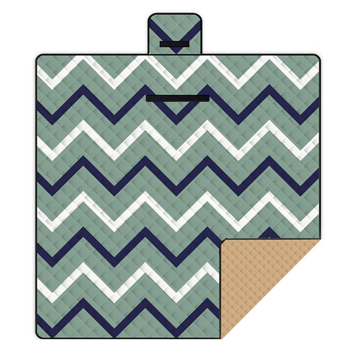 Outdoor Picnic Blanket 78.7''x78.7'' Water-resistant
