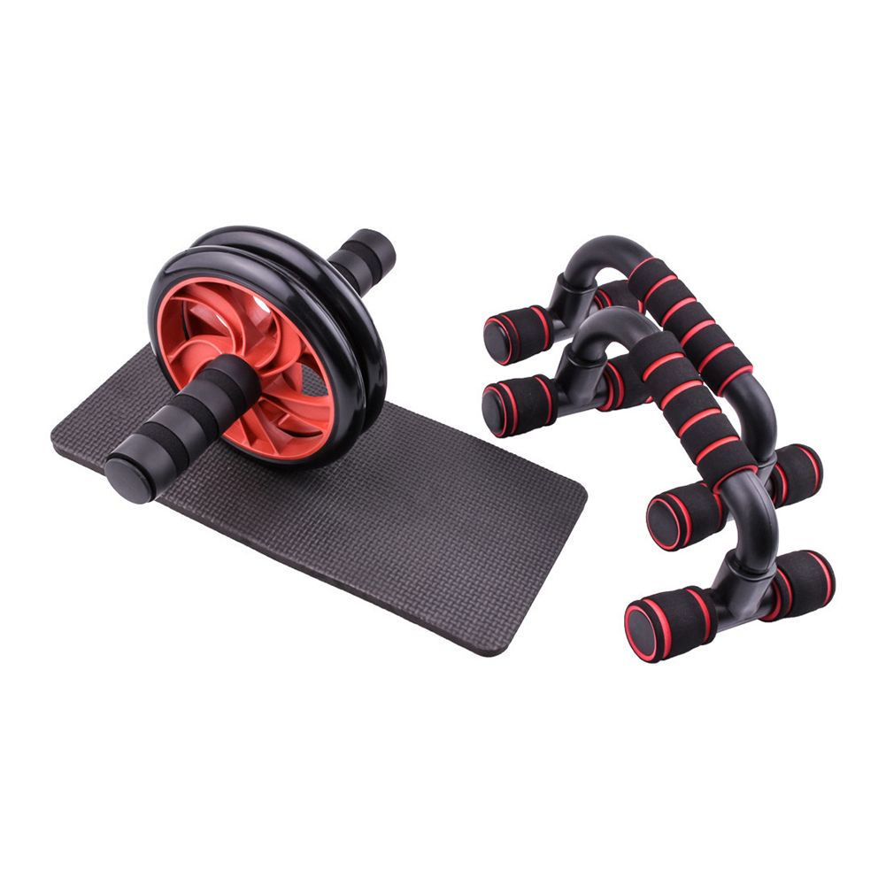 1Pair S Stands Grip Fitness Equipment Handles Chest Body Buiding Fitness Sports-Orange Set
