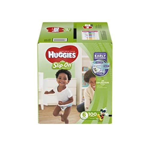 Little Movers Slip On Diaper Pants - Size 6 - 100