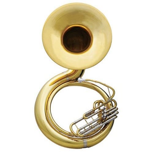 Sousaphone with Case - Gold