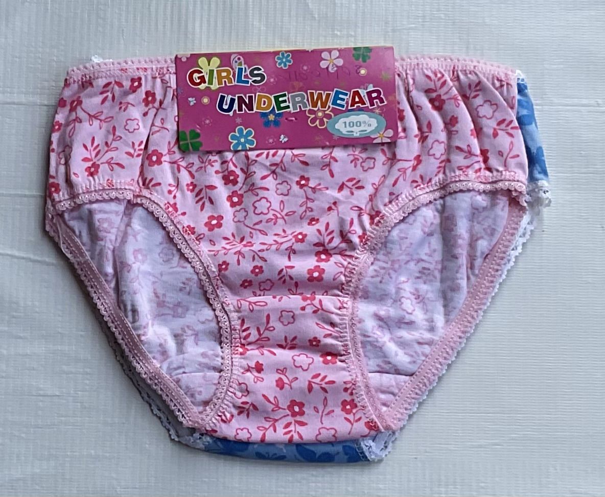Set Of 3 Butterfly Floral Girls Pant