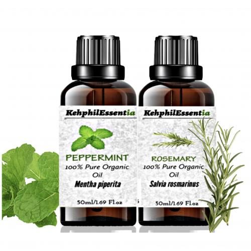 KehphilEssentia Distilled Rosemary And Peppermint Essential Oil 50ml