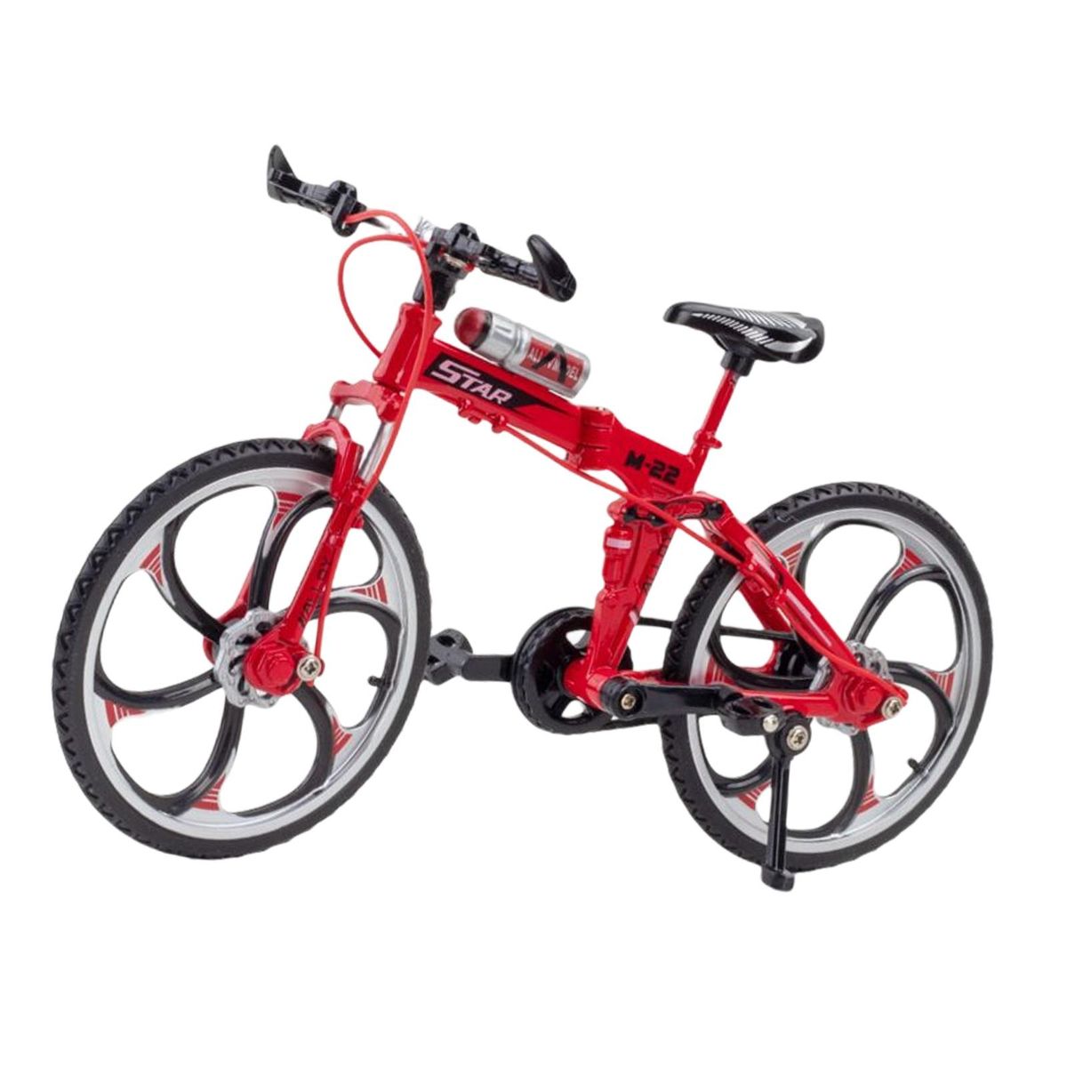 Die-Cast Metal Bicycle Model 1/8 Scale Alloy Kids Boys Office 2022 Red