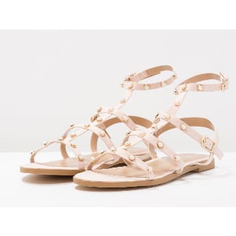 Hive Pear Sandals - Nude