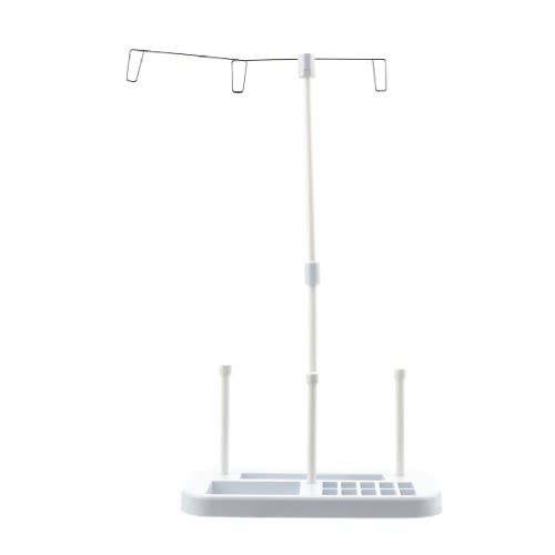 Embroidery Thread 3 Spool Holder Stand Rack For Sewing Machine - White